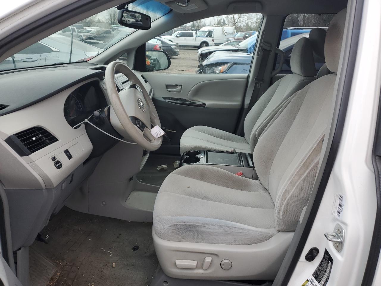 2014 Toyota Sienna VIN 5TDKK3DC7ES473827 Copart auction photo, rear end damage thumbnail 7