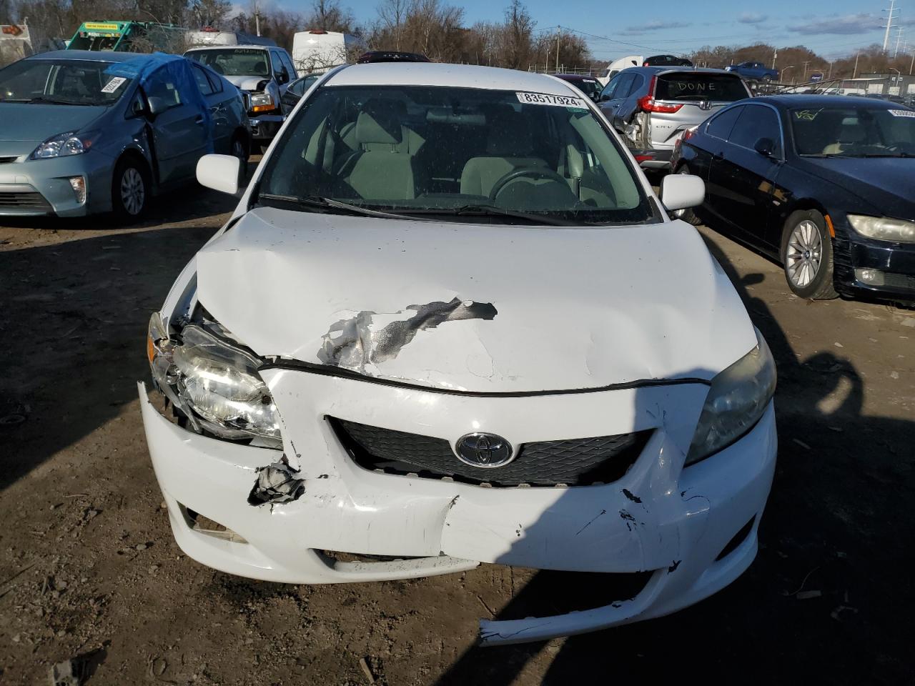 2010 Toyota Corolla VIN 2T1BU4EE3AC359195 Copart auction photo, front end damage thumbnail 5