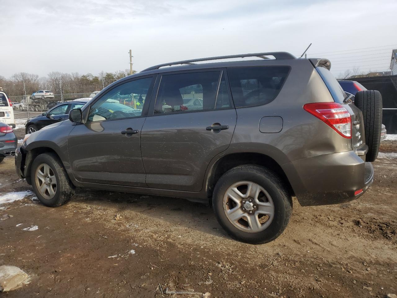 2010 Toyota RAV 4 VIN 2T3JF4DVXAW038459 Copart auction photo, top/roof / front end damage thumbnail 2