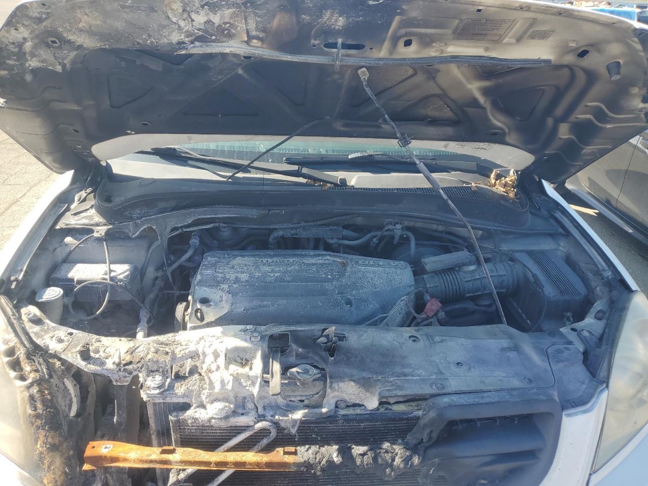 2003 Honda Pilot VIN 2HKYF18553H540121 Copart auction photo, burn - engine damage thumbnail 11
