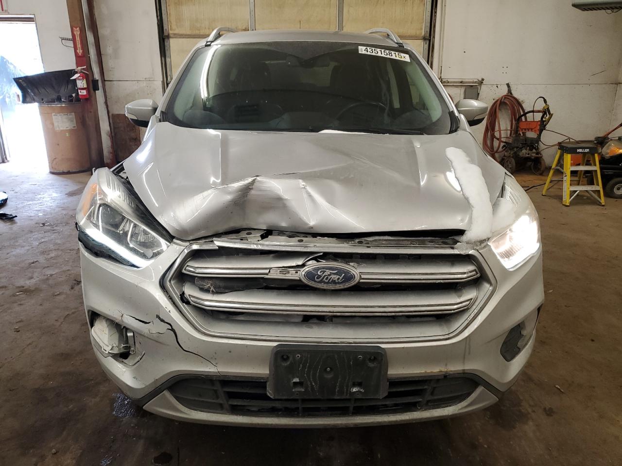 2017 Ford Escape VIN 1FMCU9JD6HUD14467 Copart auction photo, front end damage thumbnail 5