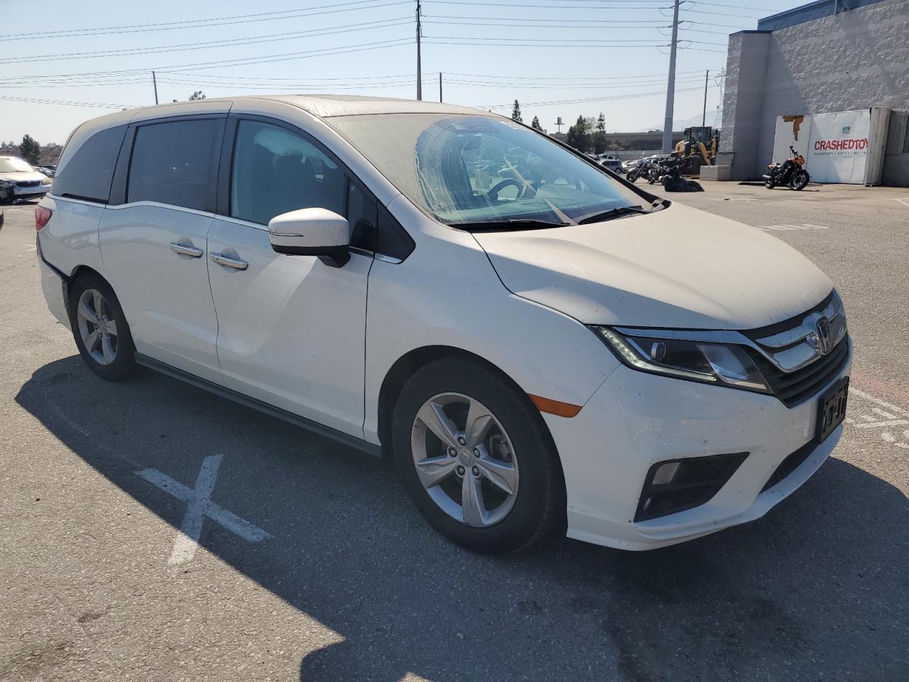 2020 Honda Odyssey VIN 5FNRL6H72LB024177 Copart auction photo, side / rear end damage thumbnail 4