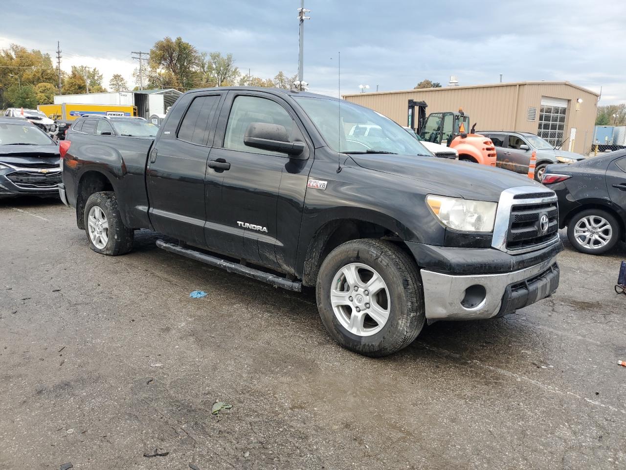2010 Toyota Tundra VIN 5TFUW5F15AX150921 Copart auction photo, front end / side damage thumbnail 4