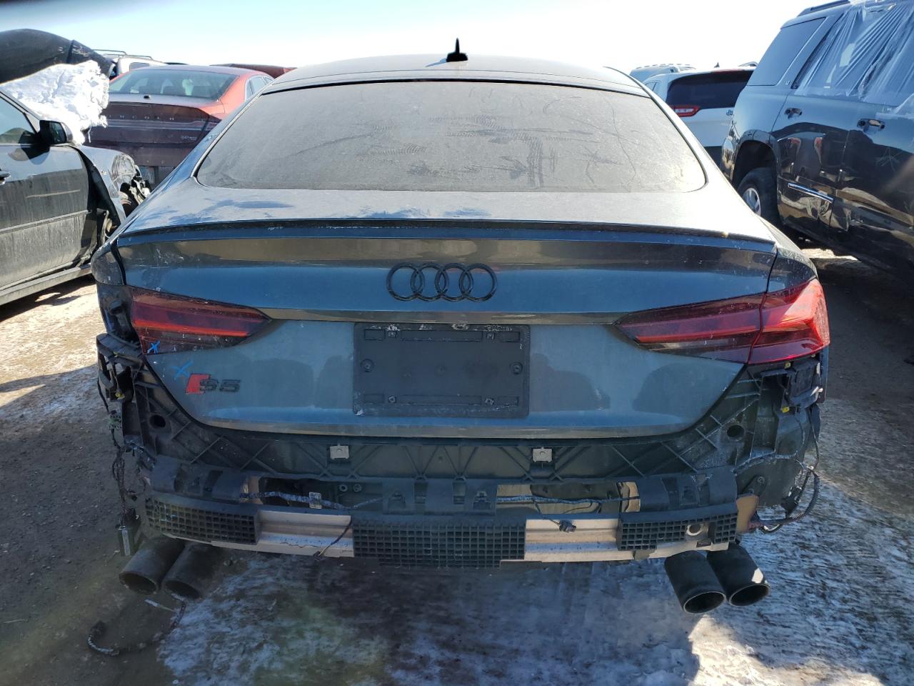 2023 Audi RS5 VIN WAUC4CF58PA002487 Copart auction photo, rear end / front end damage thumbnail 6