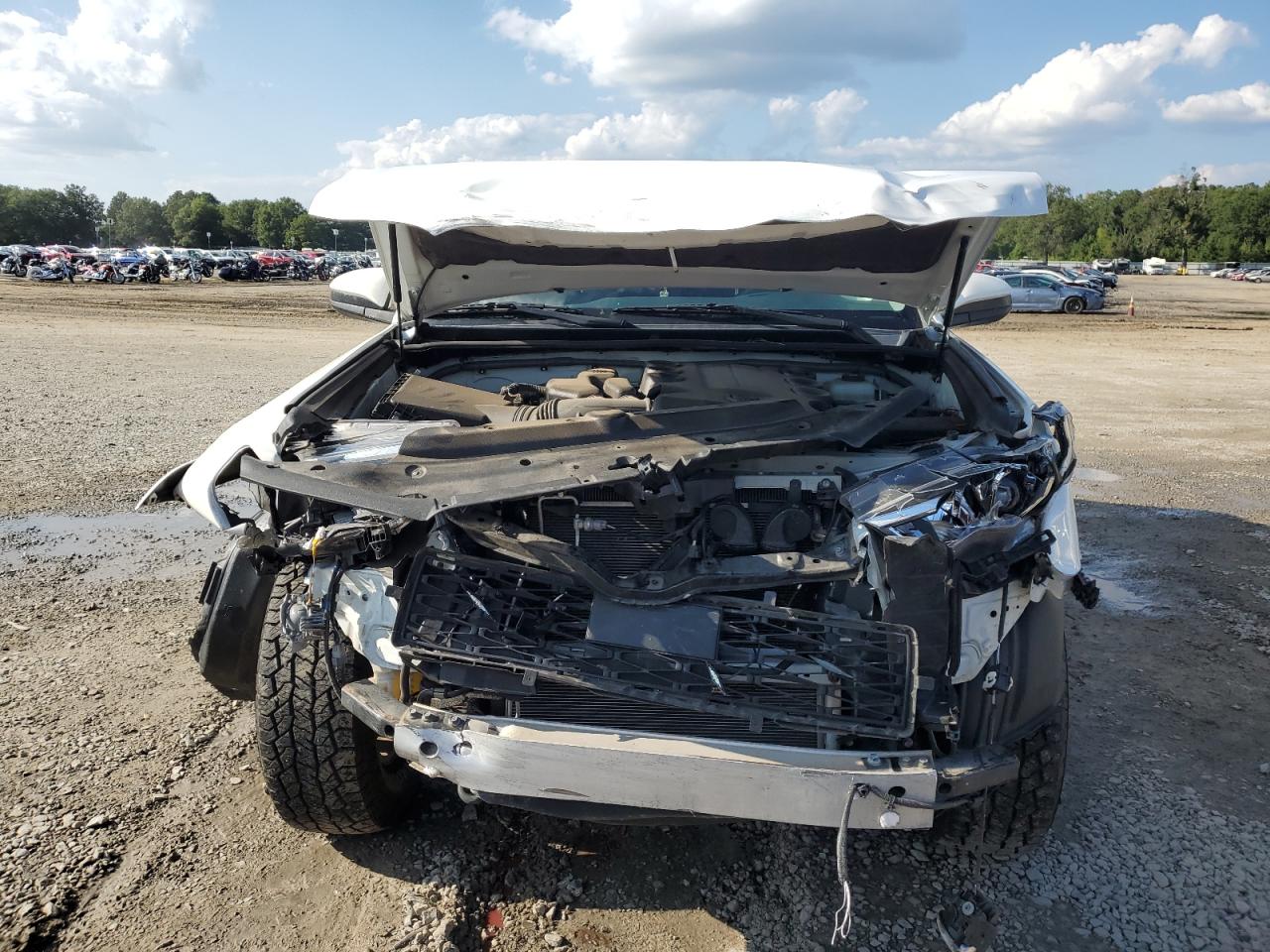 2021 Toyota 4Runner VIN JTEMU5JR3M5920595 Copart auction photo, front end / side damage thumbnail 5