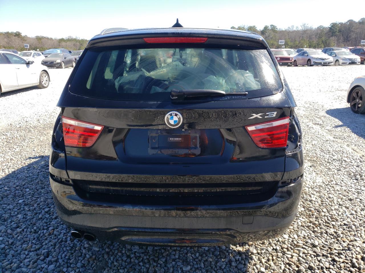 2016 BMW X3 VIN 5UXWX9C52G0D68578 Copart auction photo, rear end damage thumbnail 6