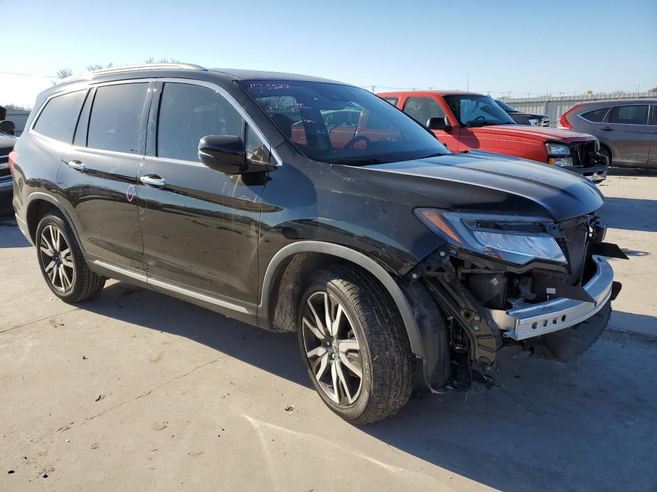 2022 Honda Pilot VIN 5FNYF5H9XNB014112 Copart auction photo, front end damage thumbnail 4