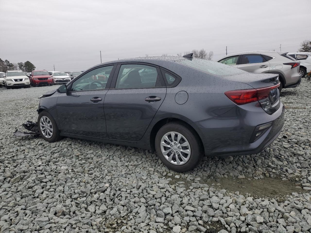 2021 KIA Forte VIN 3KPF24AD7ME393389 Copart auction photo, front end damage thumbnail 2