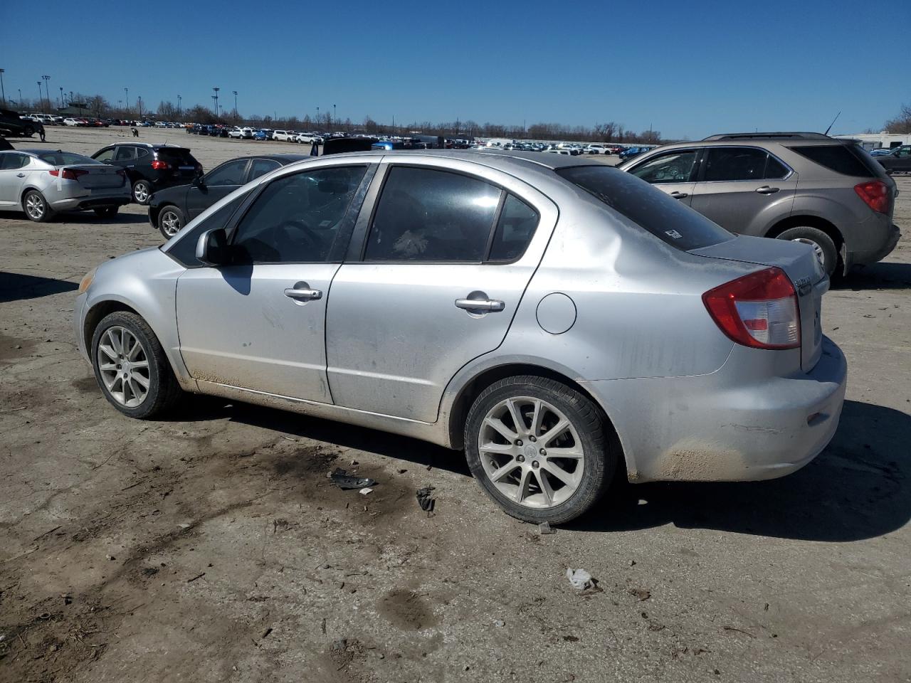 2011 Suzuki SX4 VIN JS2YC5A27B6301040 Copart auction photo, side damage thumbnail 2