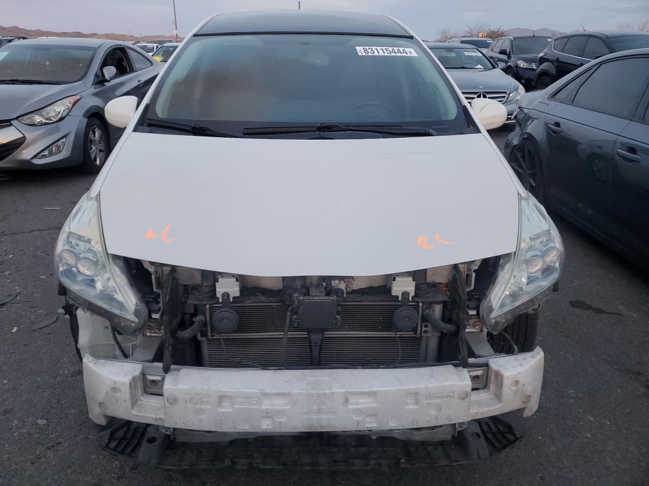 2013 Toyota Prius VIN JTDZN3EU1D3247571 Copart auction photo, all over damage thumbnail 5