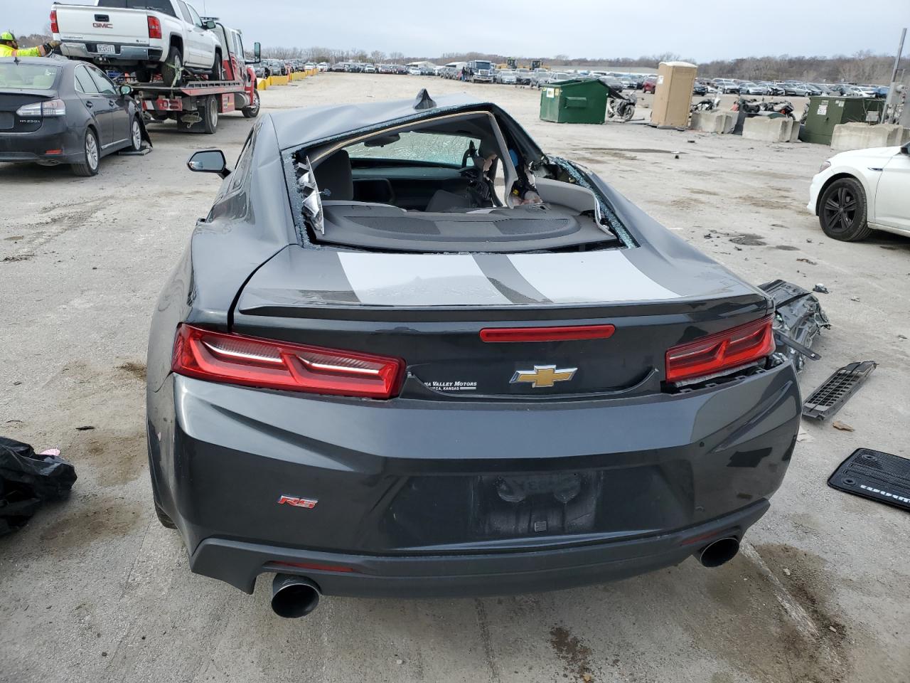 2018 Chevrolet Camaro VIN 1G1FB1RS1J0127767 Copart auction photo, all over damage thumbnail 6