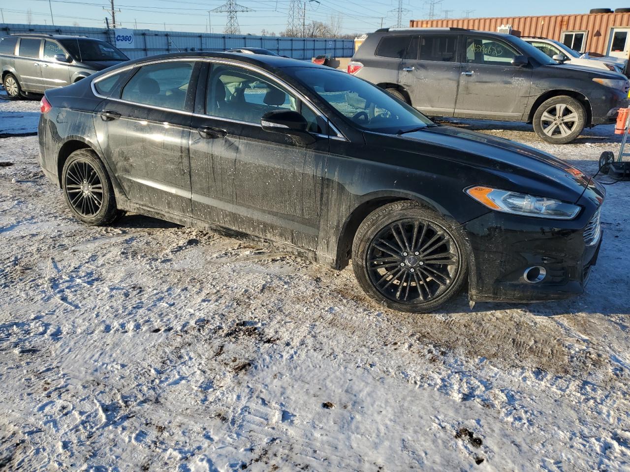 2016 Ford Fusion VIN 3FA6P0T99GR163875 Copart auction photo, front end / undercarriage damage thumbnail 4