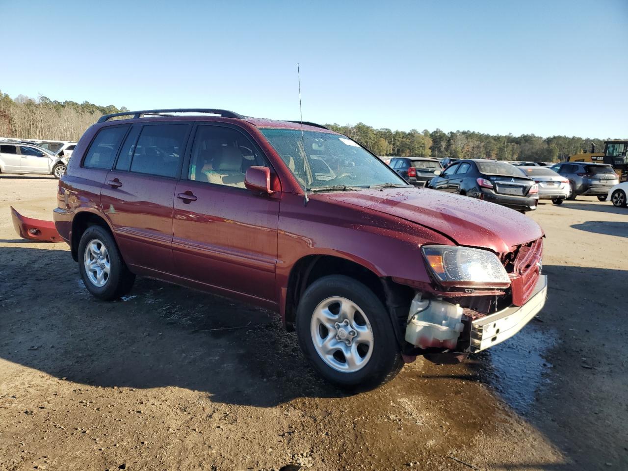 2006 Toyota Highlander VIN JTEGD21AX60146013 Copart auction photo, front end damage thumbnail 4