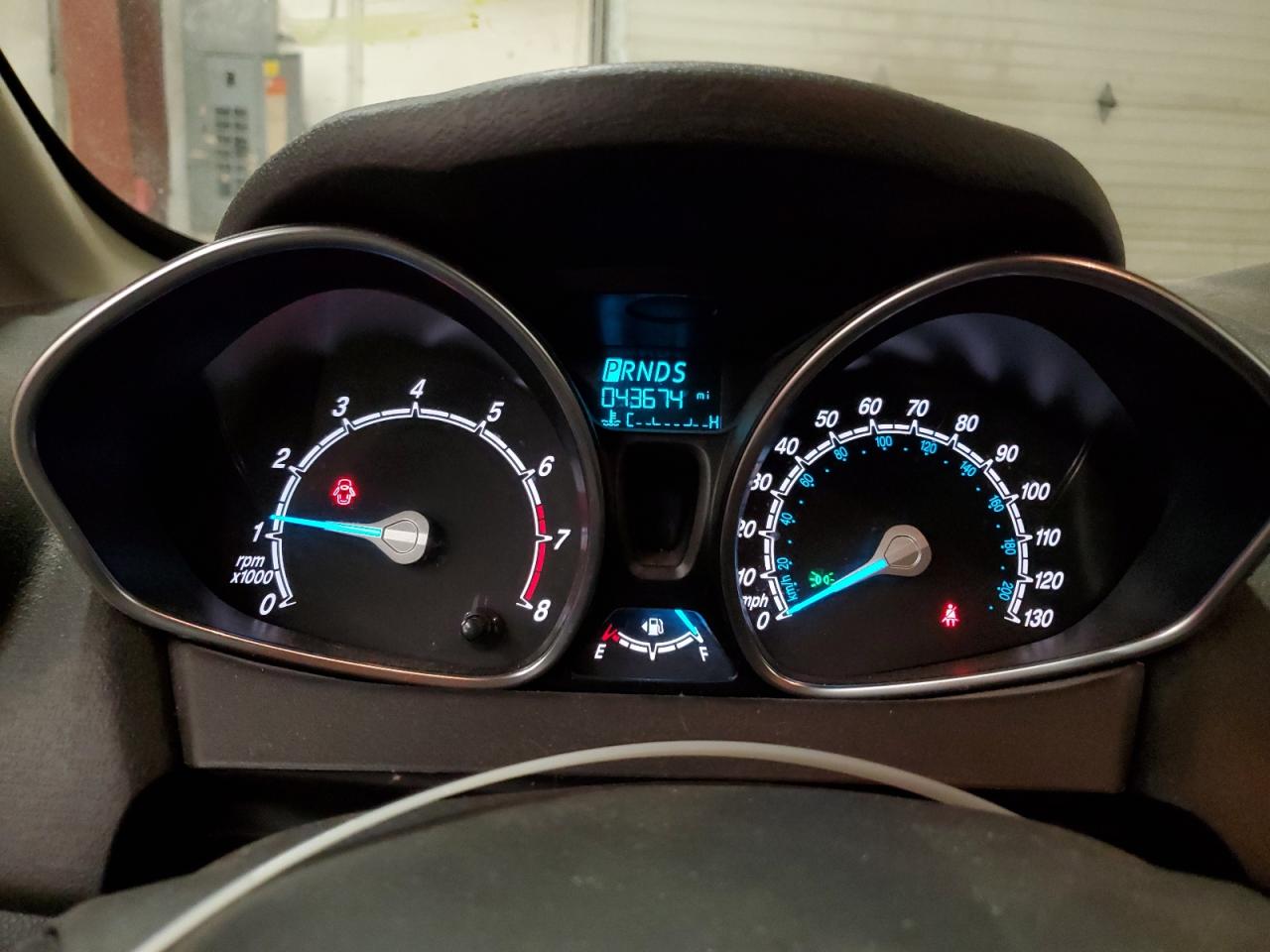 2018 Ford Fiesta VIN 3FADP4EJ8JM129341 Copart auction photo, all over damage thumbnail 9