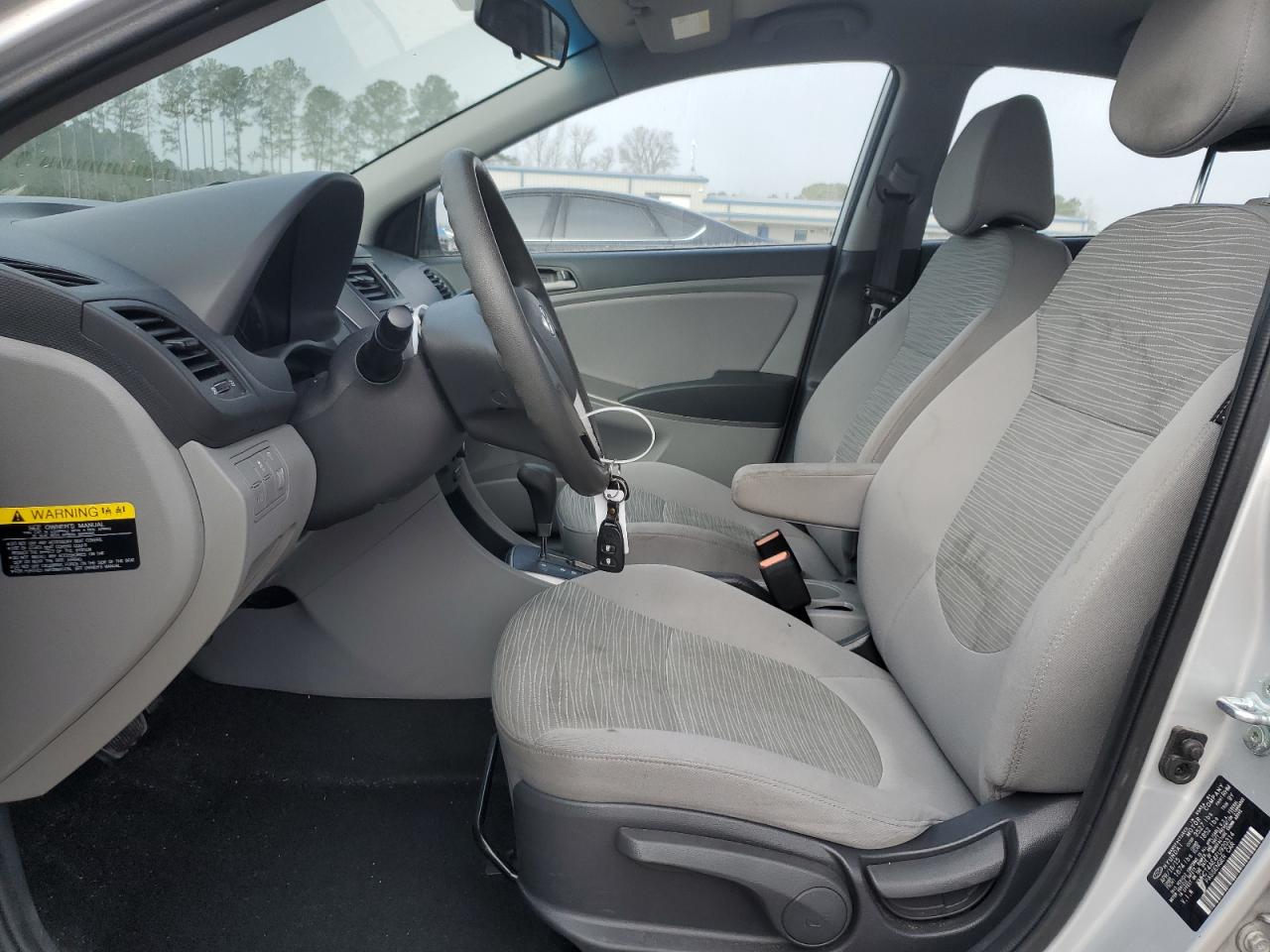 2015 Hyundai Accent VIN KMHCT4AE4FU920314 Copart auction photo, front end damage thumbnail 7