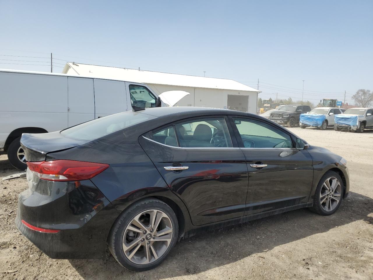 2017 Hyundai Elantra VIN 5NPD84LF0HH034052 Copart auction photo, rear end damage thumbnail 3