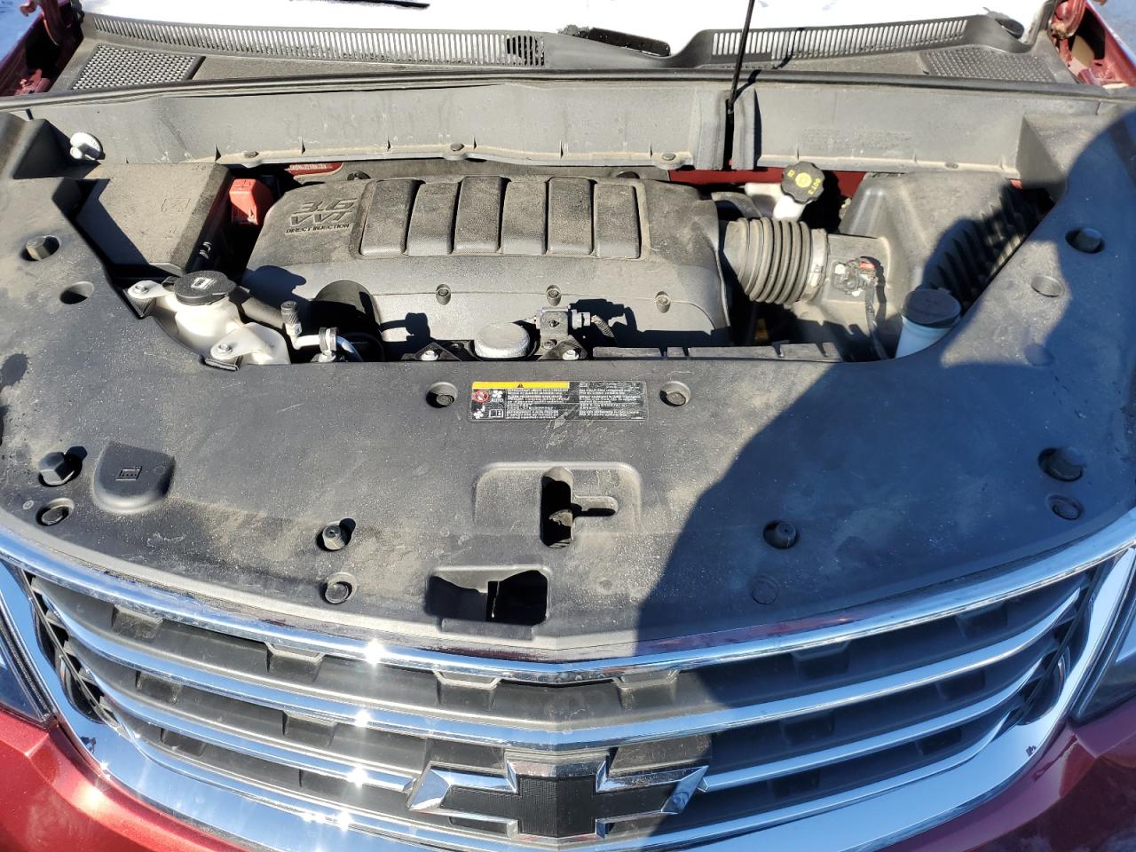 2017 Chevrolet Traverse VIN 1GNKVGKD9HJ210578 Copart auction photo, front end / side damage thumbnail 12