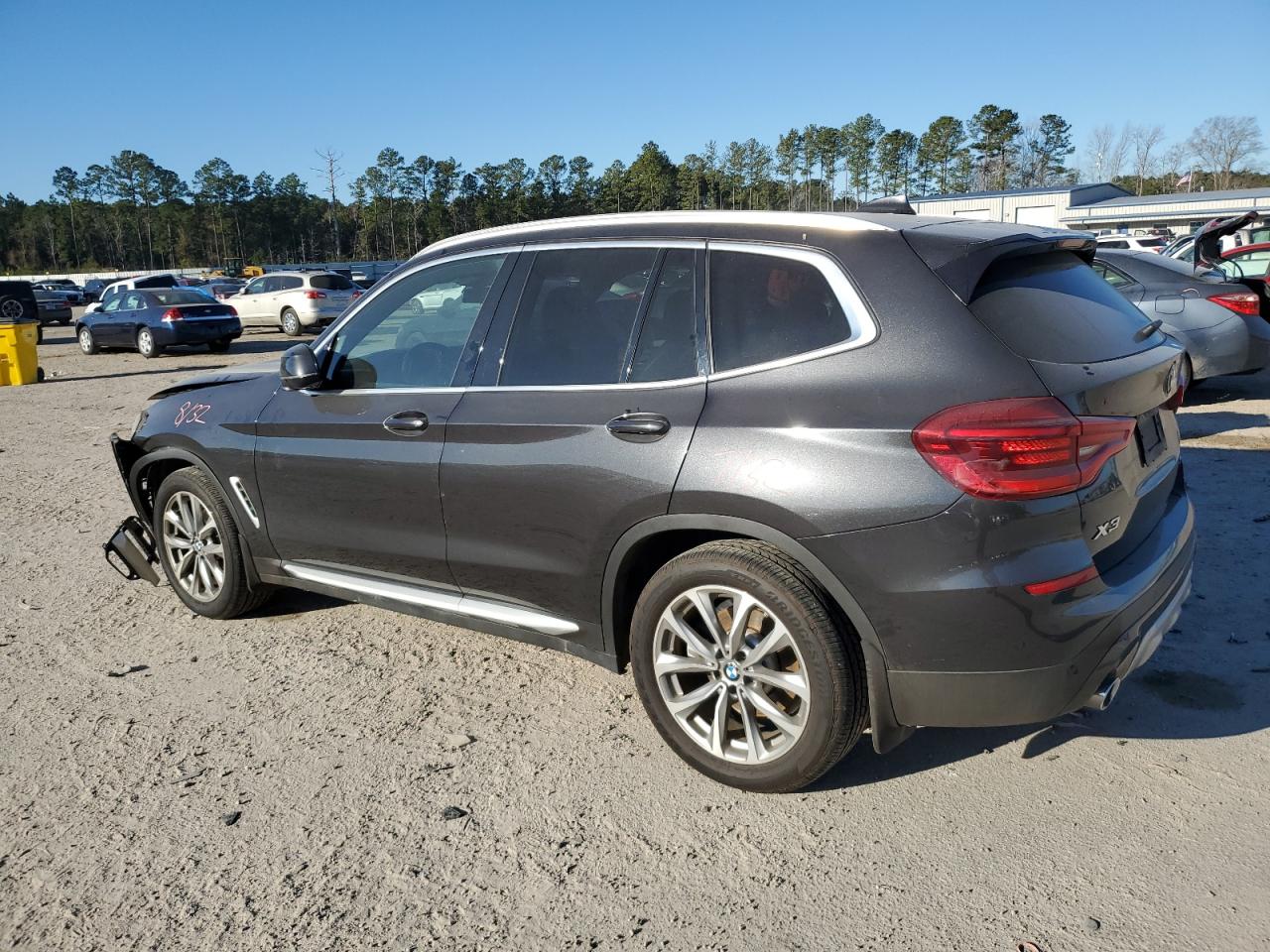 2019 BMW X3 VIN 5UXTR9C50KLE13196 Copart auction photo, all over damage thumbnail 2