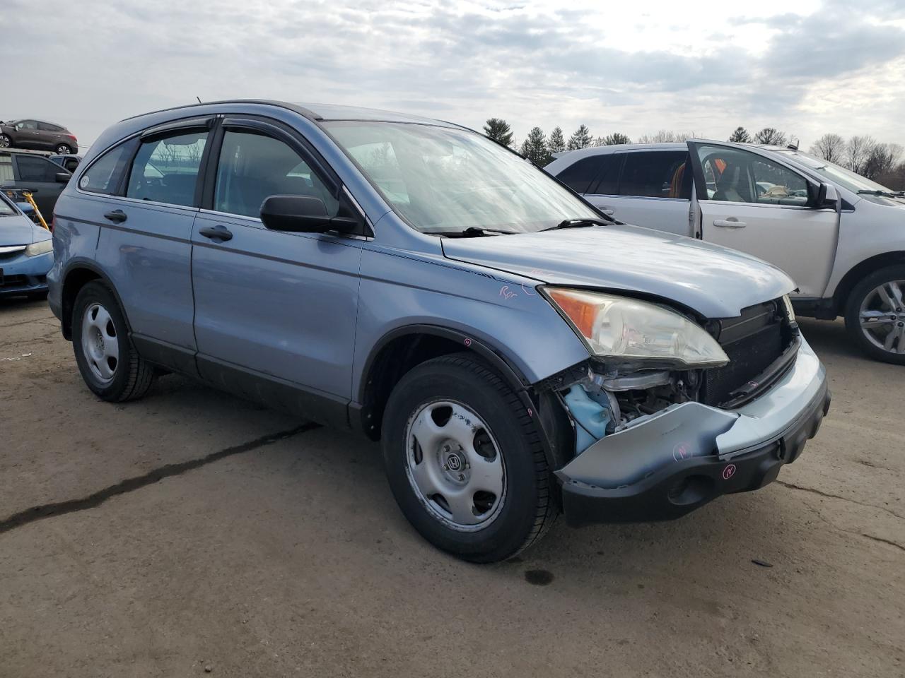 2009 Honda CR-V VIN 5J6RE38319L005240 Copart auction photo, front end damage thumbnail 4