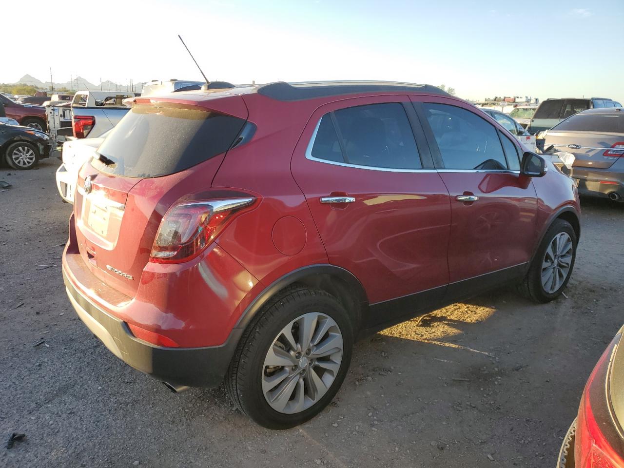 2019 Buick Encore VIN KL4CJASB5KB731779 Copart auction photo, front end damage thumbnail 3