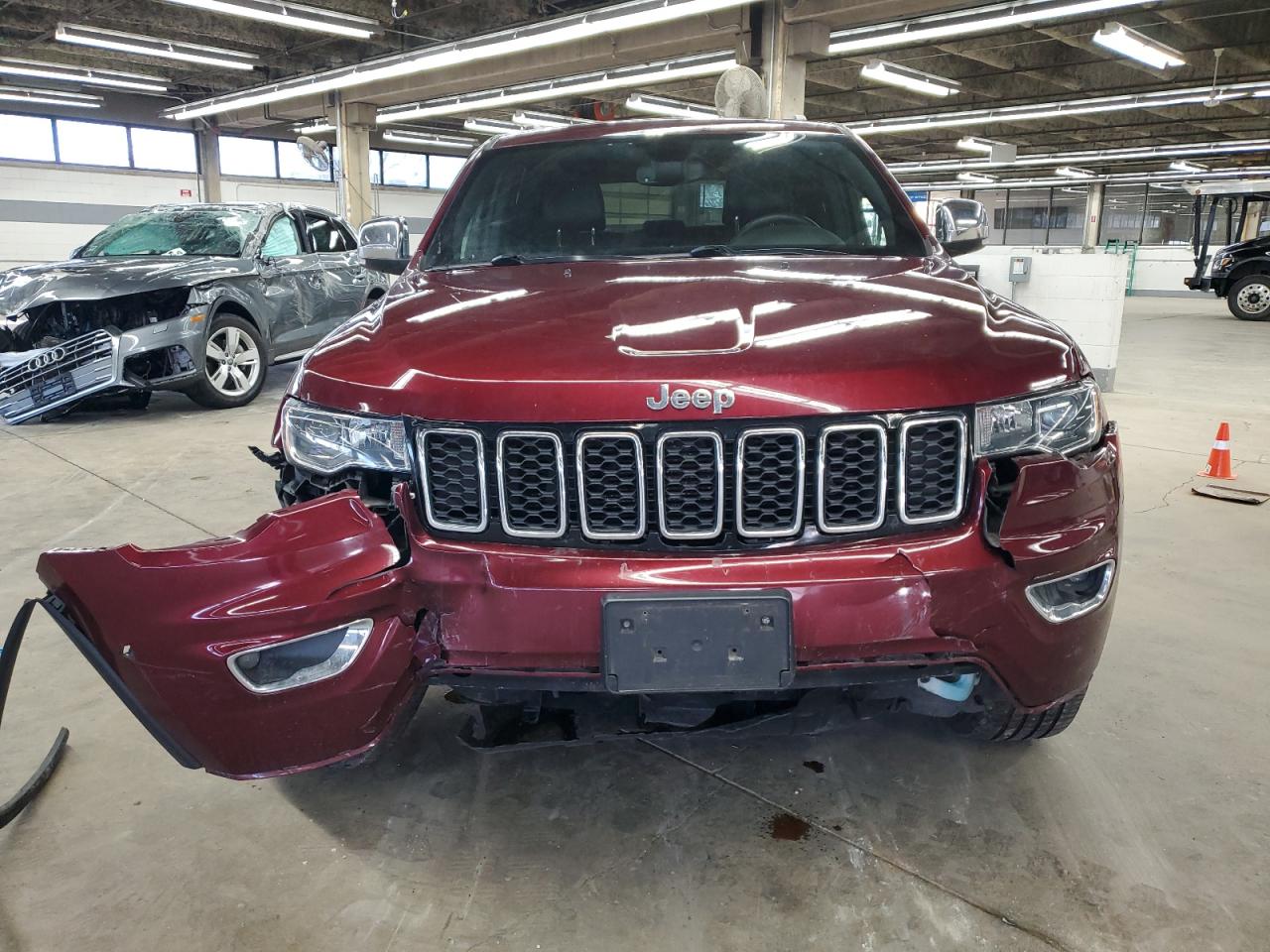 2019 Jeep Grand Cherokee VIN 1C4RJFBG6KC730465 Copart auction photo, side / front end damage thumbnail 5