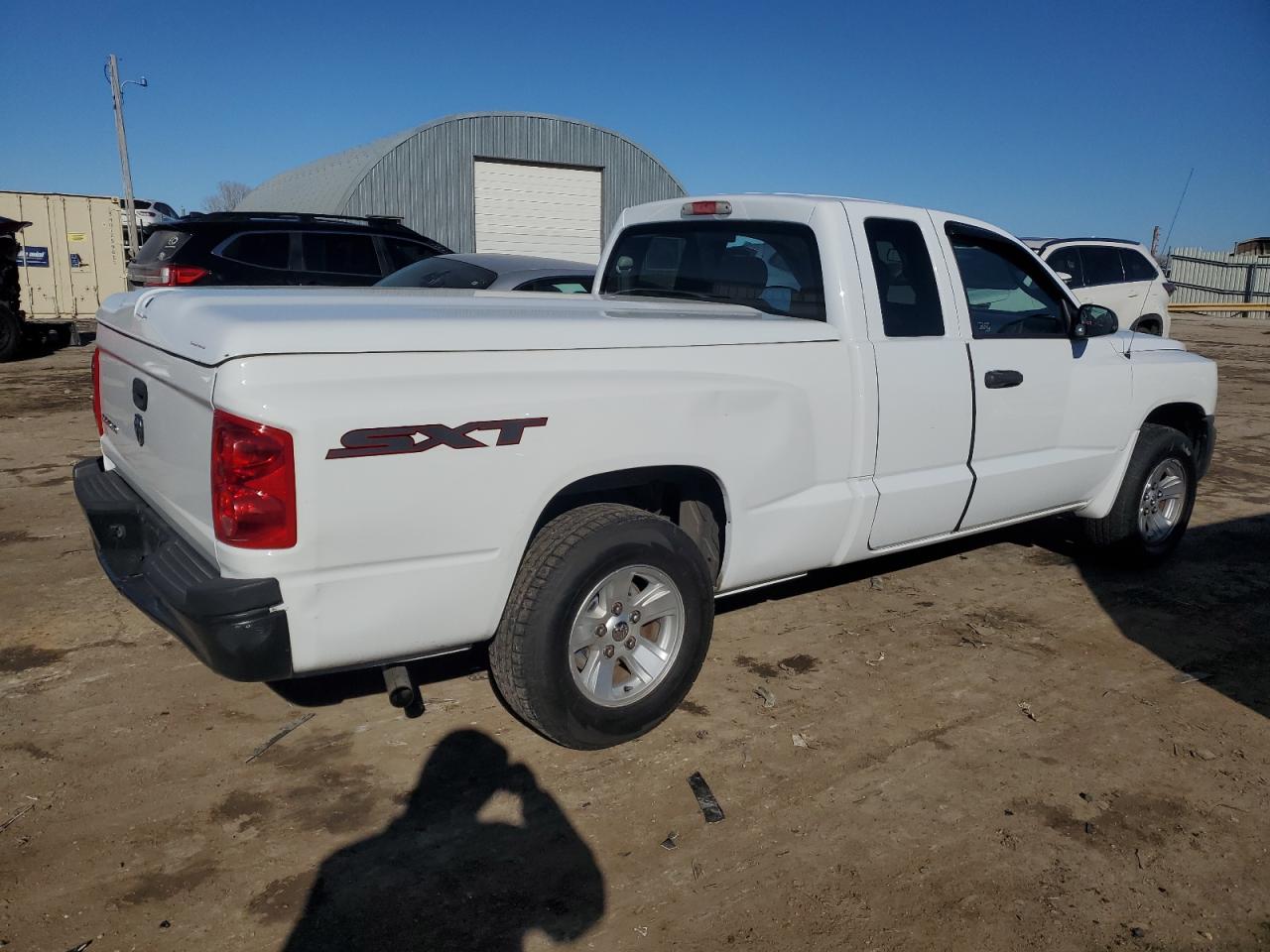 2008 Dodge Dakota VIN 1D7HE32K58S529972 Copart auction photo, side damage thumbnail 3