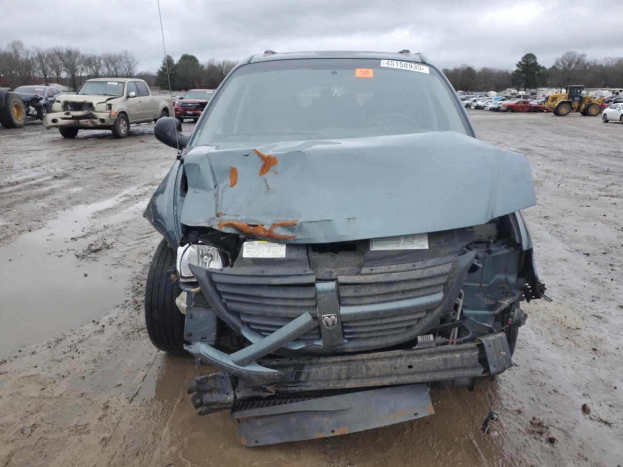 2007 Dodge Caravan VIN 1D4GP24R07B211912 Copart auction photo, all over damage thumbnail 5