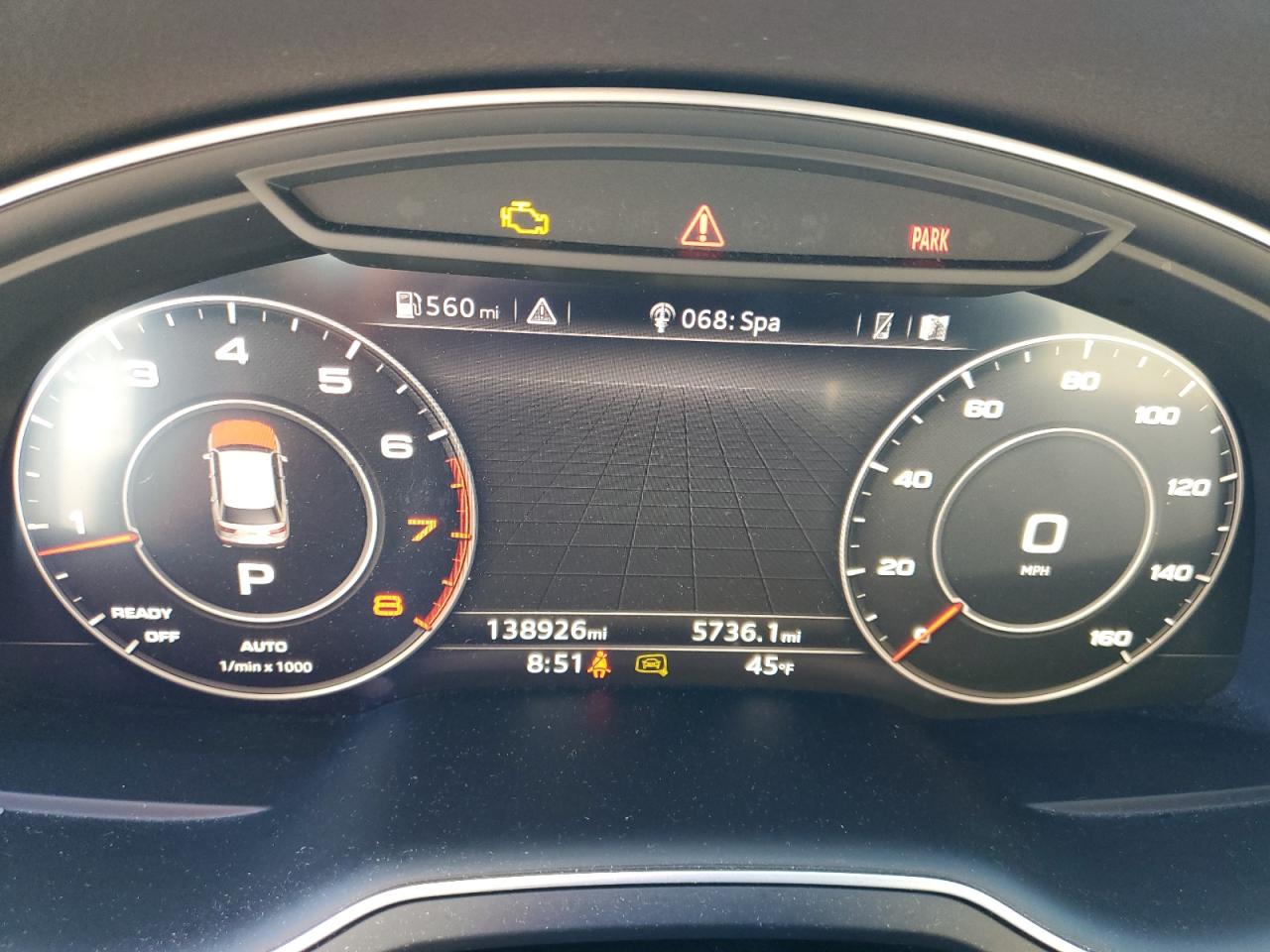 2017 Audi Q7 VIN WA1VAAF78HD036756 Copart auction photo, mechanical damage thumbnail 9