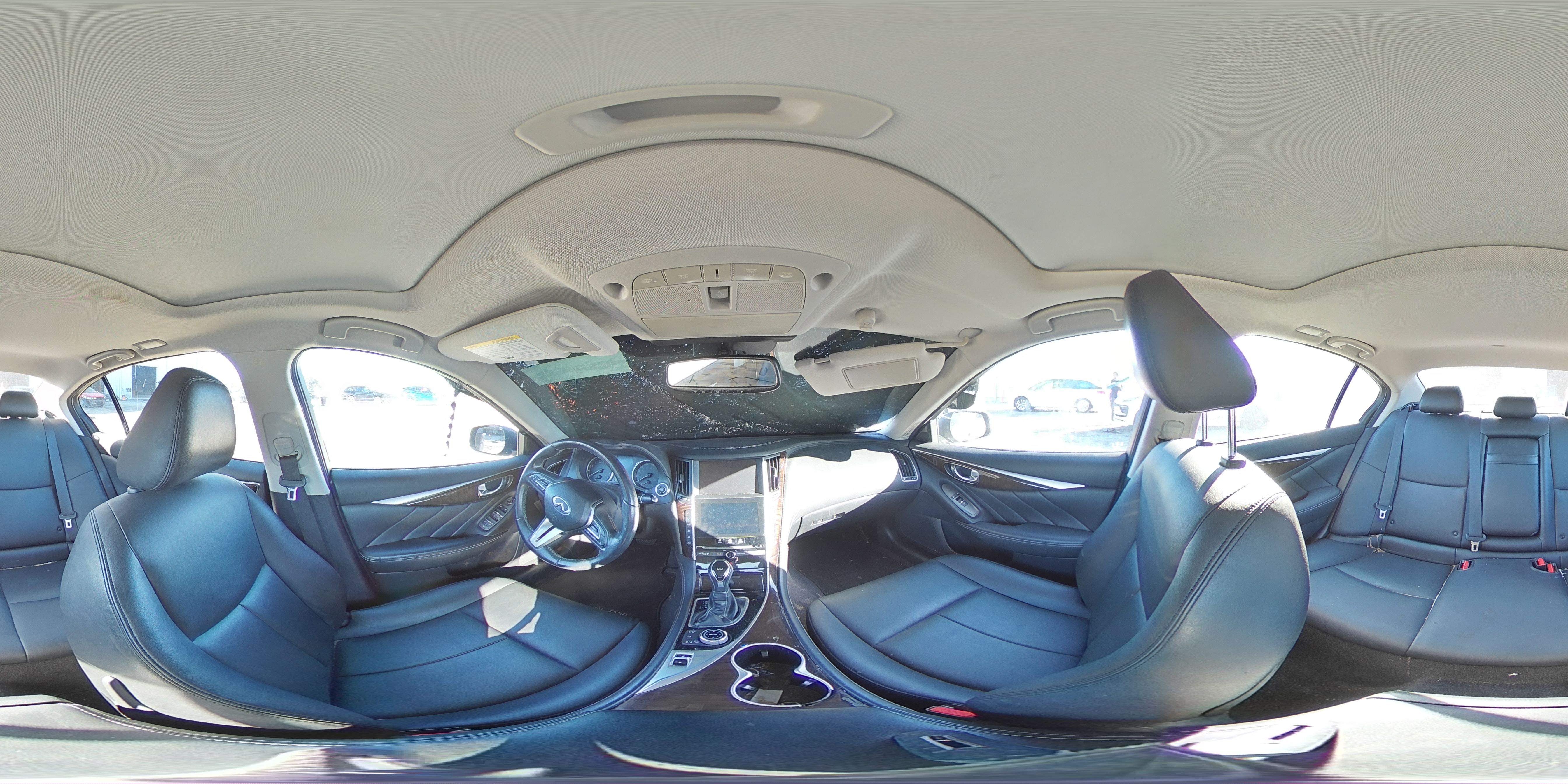2018 Infiniti Q50 VIN JN1EV7AP5JM363712 Copart auction photo, front end / rear end damage thumbnail 12