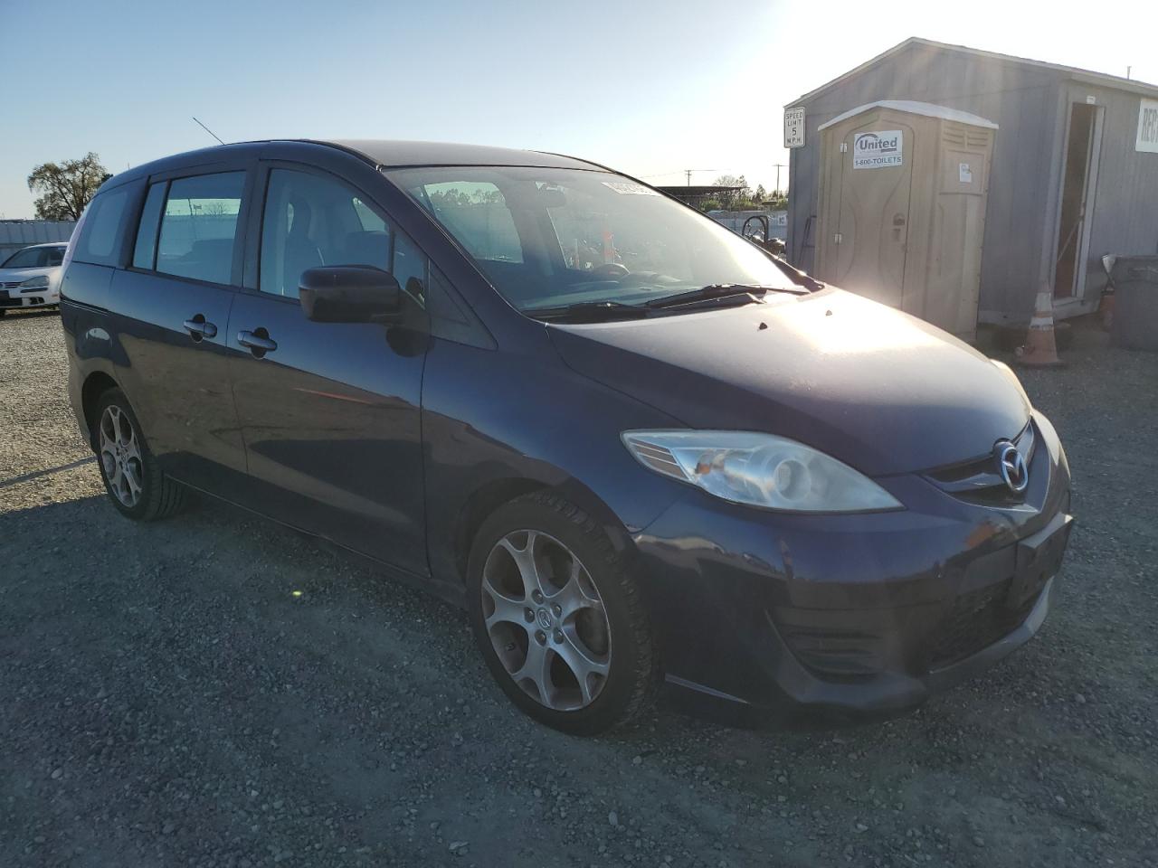 2010 Mazda 5 VIN JM1CR2WL2A0370237 Copart auction photo, rear end / side damage thumbnail 4