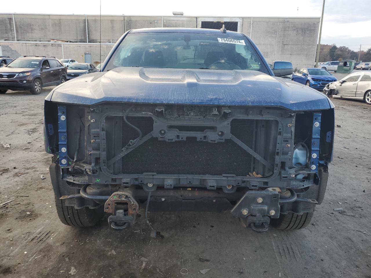 2016 Chevrolet Silverado VIN 1GCVKREC5GZ319150 Copart auction photo, front end / side damage thumbnail 5