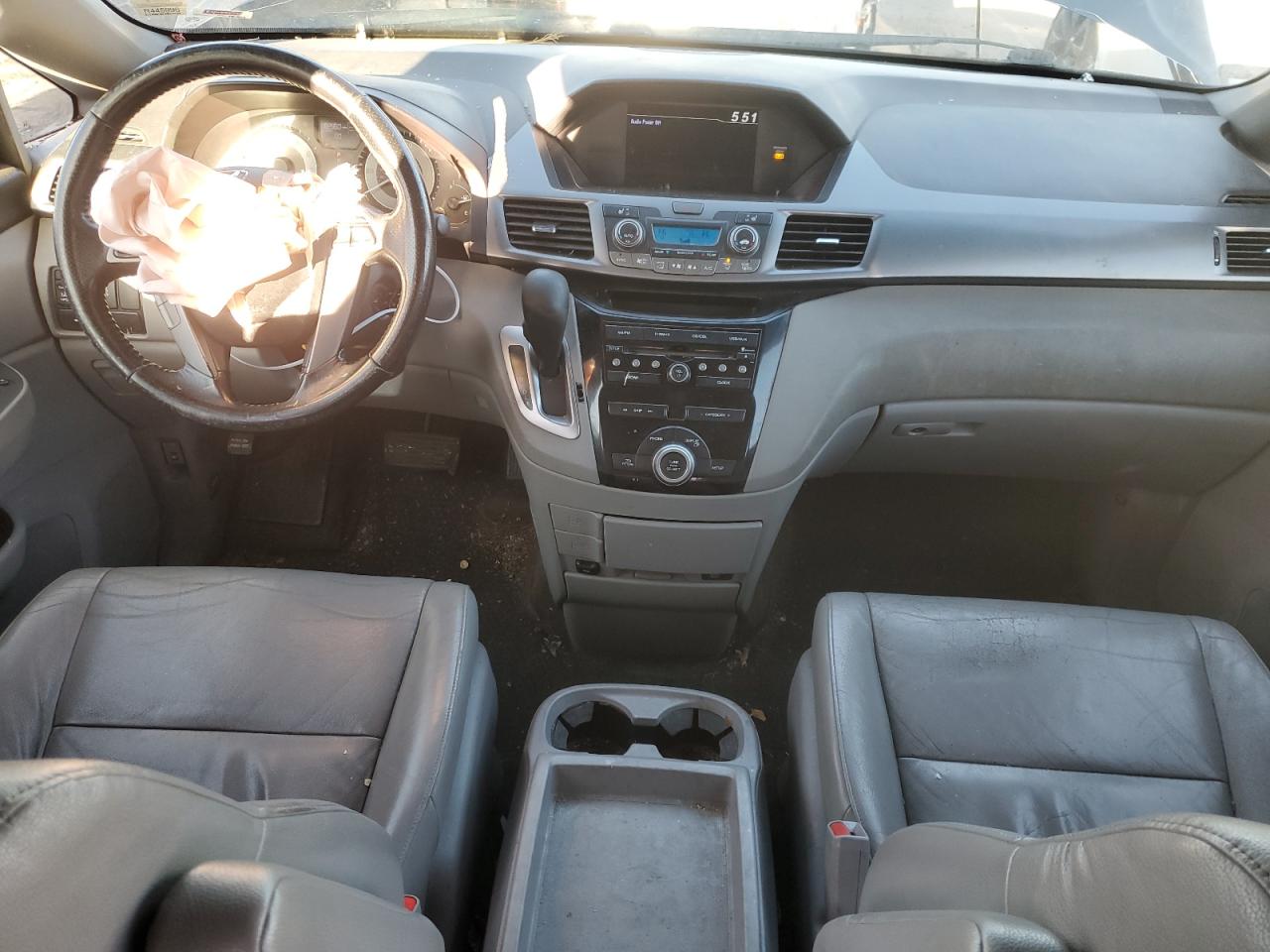 2012 Honda Odyssey VIN 5FNRL5H65CB027446 Copart auction photo, front end / side damage thumbnail 8