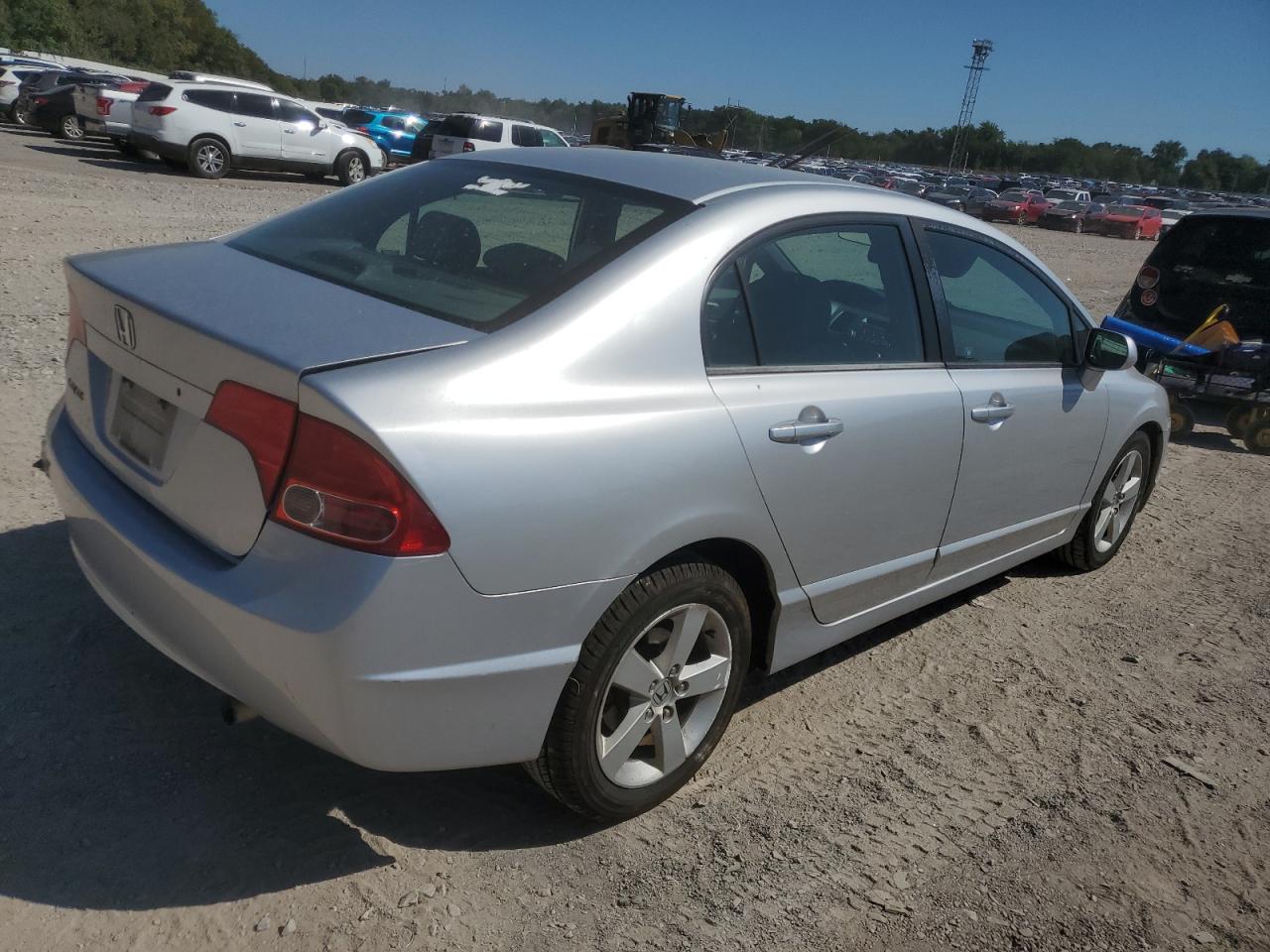 2006 Honda Civic VIN 1HGFA16876L134992 Copart auction photo, rear end / undercarriage damage thumbnail 3