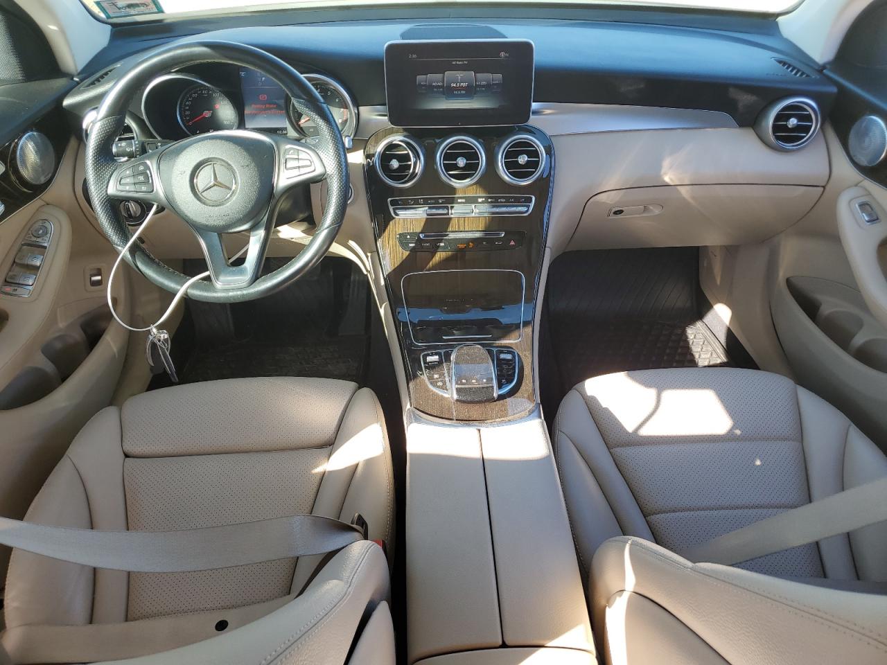 2017 Mercedes-Benz GLC VIN WDC0G4KB2HF256046 Copart auction photo, front end / rear end damage thumbnail 8