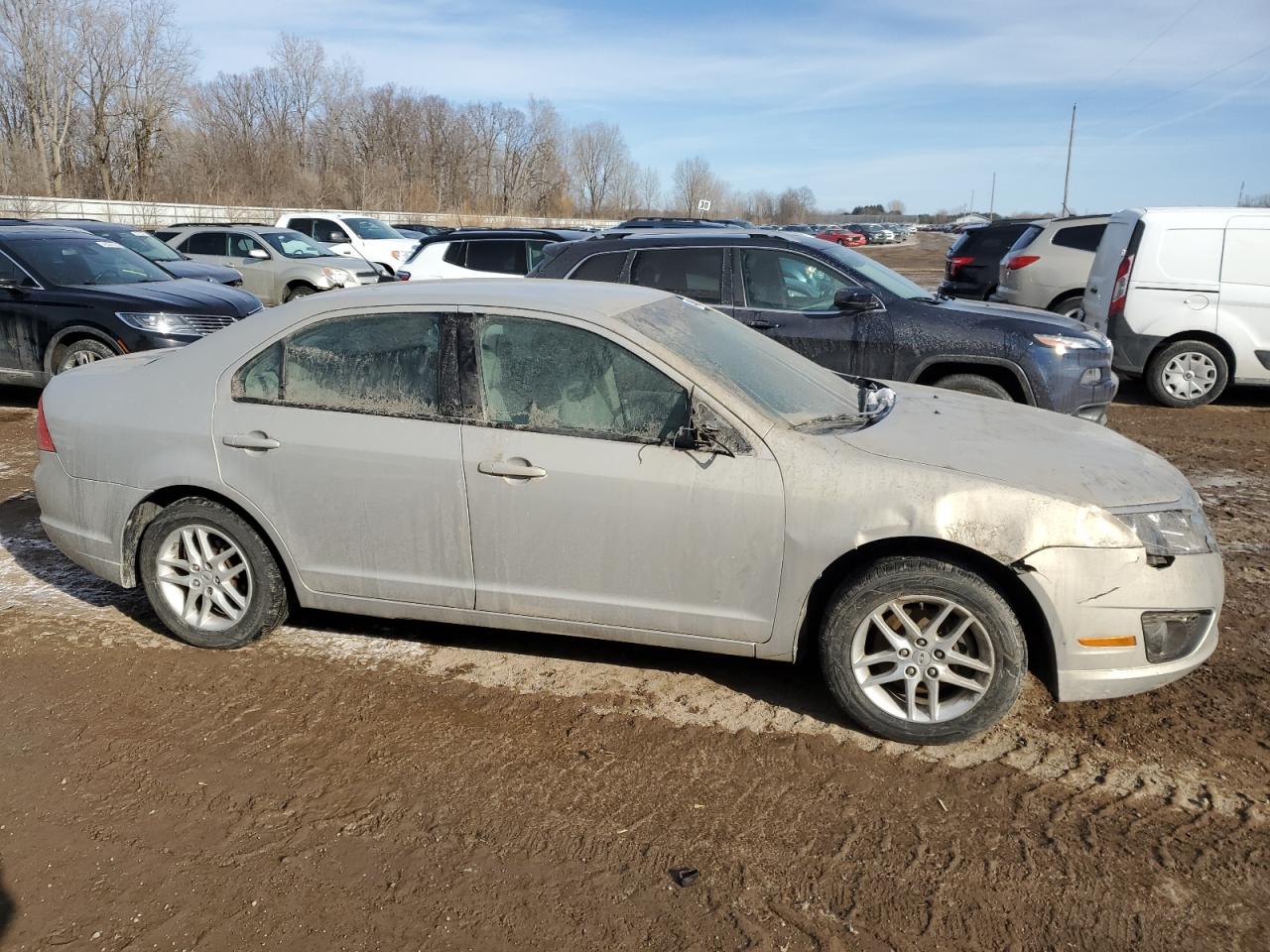 2010 Ford Fusion VIN 3FAHP0GA2AR362061 Copart auction photo, front end / side damage thumbnail 4