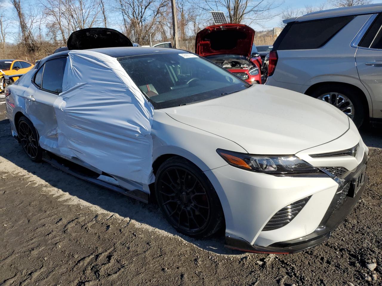 2021 Toyota Camry VIN 4T1KZ1AK3MU054973 Copart auction photo, side damage thumbnail 4