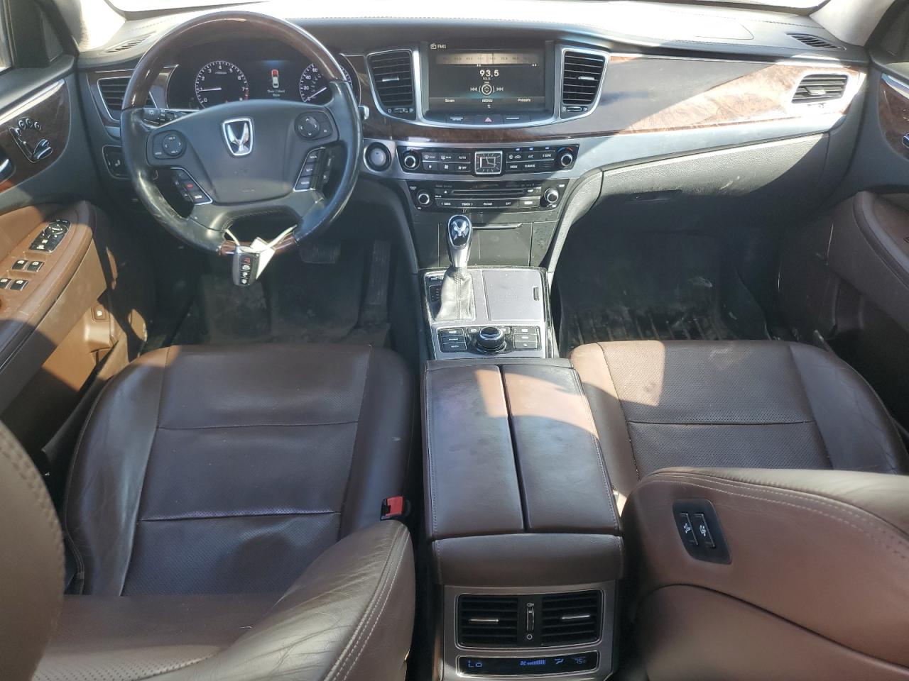 2014 Hyundai Equus VIN KMHGH4JH1EU090936 Copart auction photo, front end / rear end damage thumbnail 8