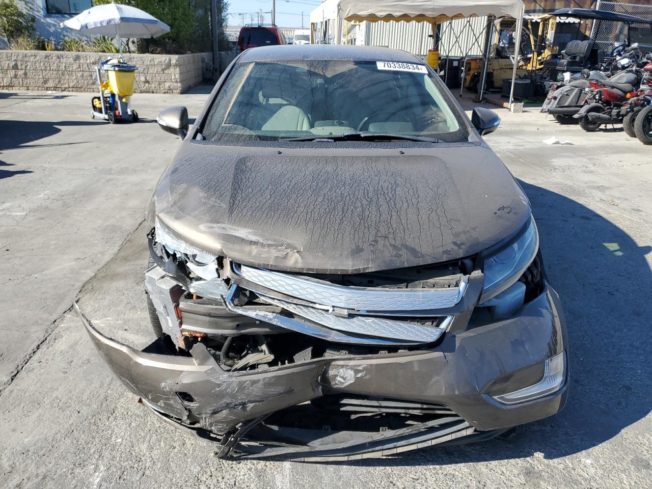 2014 Chevrolet Volt VIN 1G1RA6E40EU137418 Copart auction photo, front end damage thumbnail 5