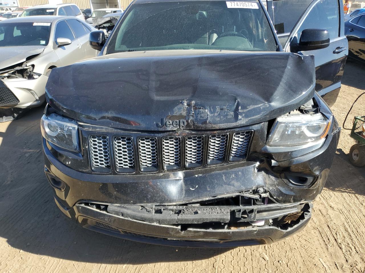 2015 Jeep Grand Cherokee VIN 1C4RJFAG0FC903758 Copart auction photo, front end / all over damage thumbnail 12