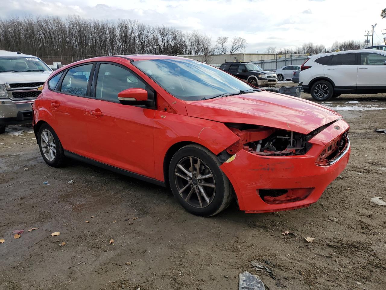 2016 Ford Focus VIN 1FADP3K27GL217315 Copart auction photo, front end / rear end damage thumbnail 4