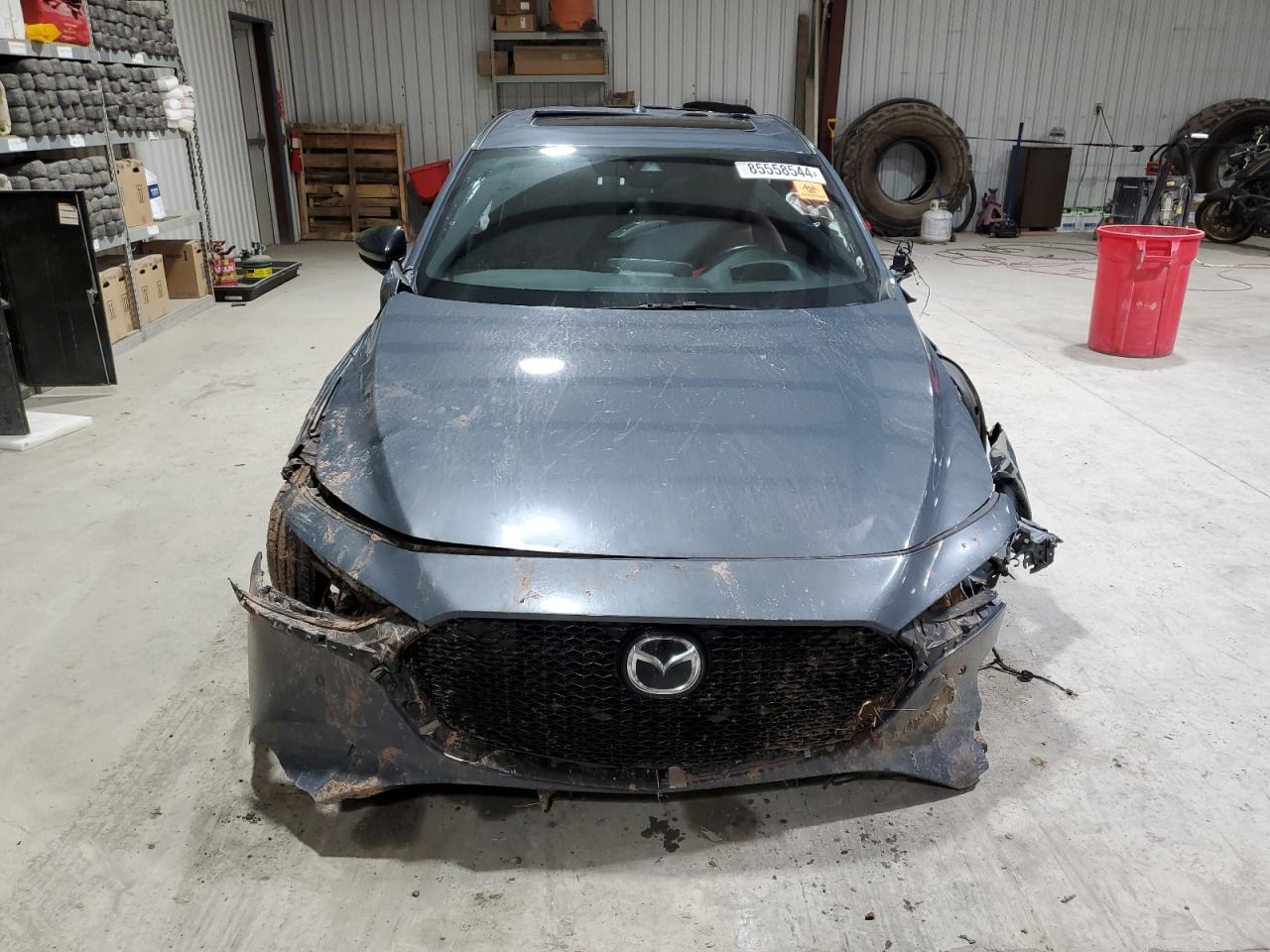 2021 Mazda 3 VIN JM1BPBNY0M1334883 Copart auction photo, all over damage thumbnail 5
