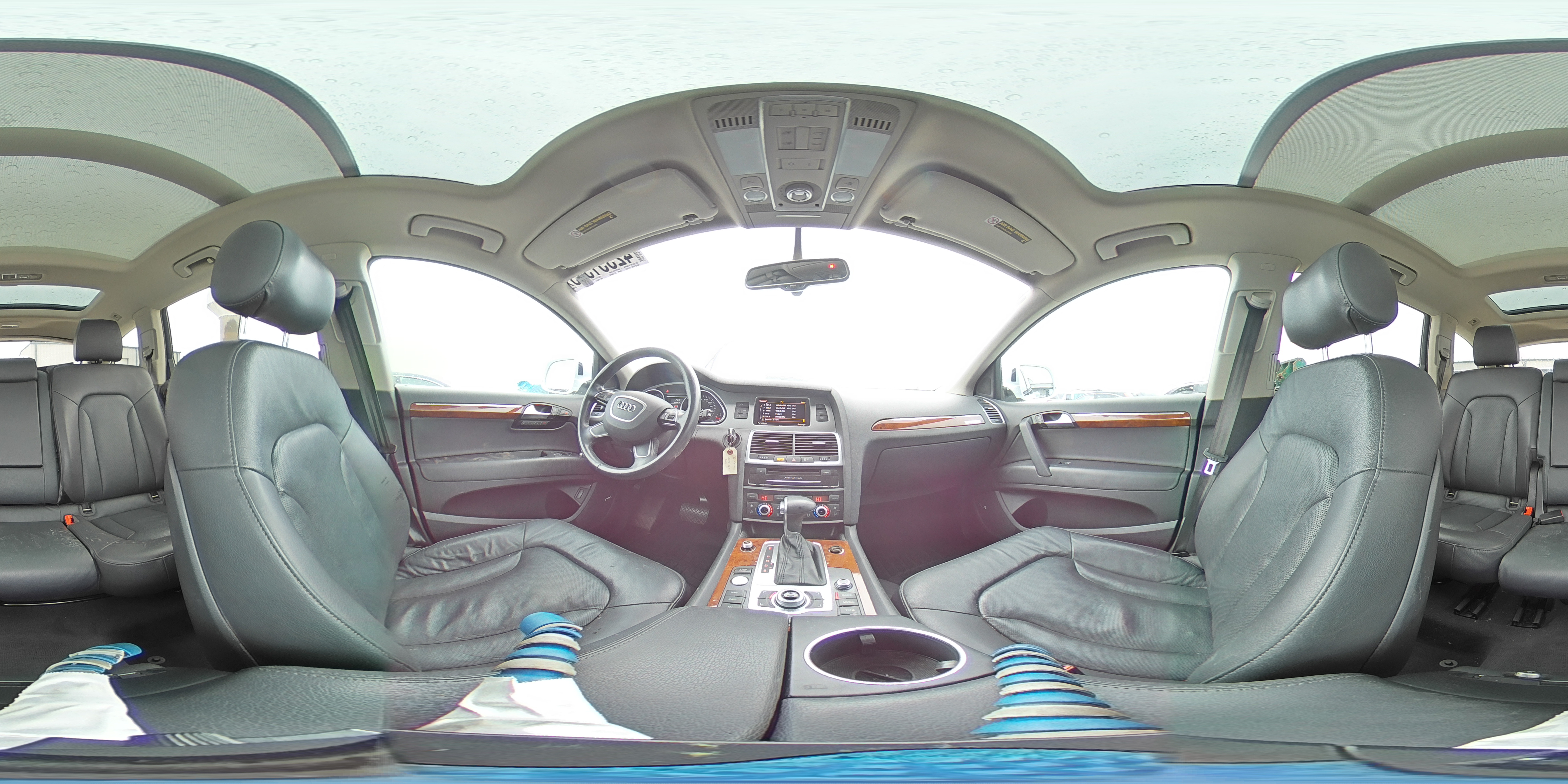 2015 Audi Q7 VIN WA1VMBFE3FD016892 Copart auction photo, side / front end damage thumbnail 15