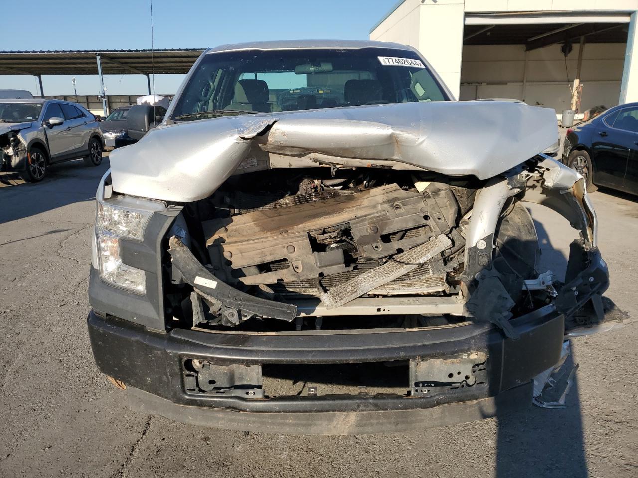 2017 Ford F-150 VIN 1FTEX1C82HKD03287 Copart auction photo, front end damage thumbnail 5