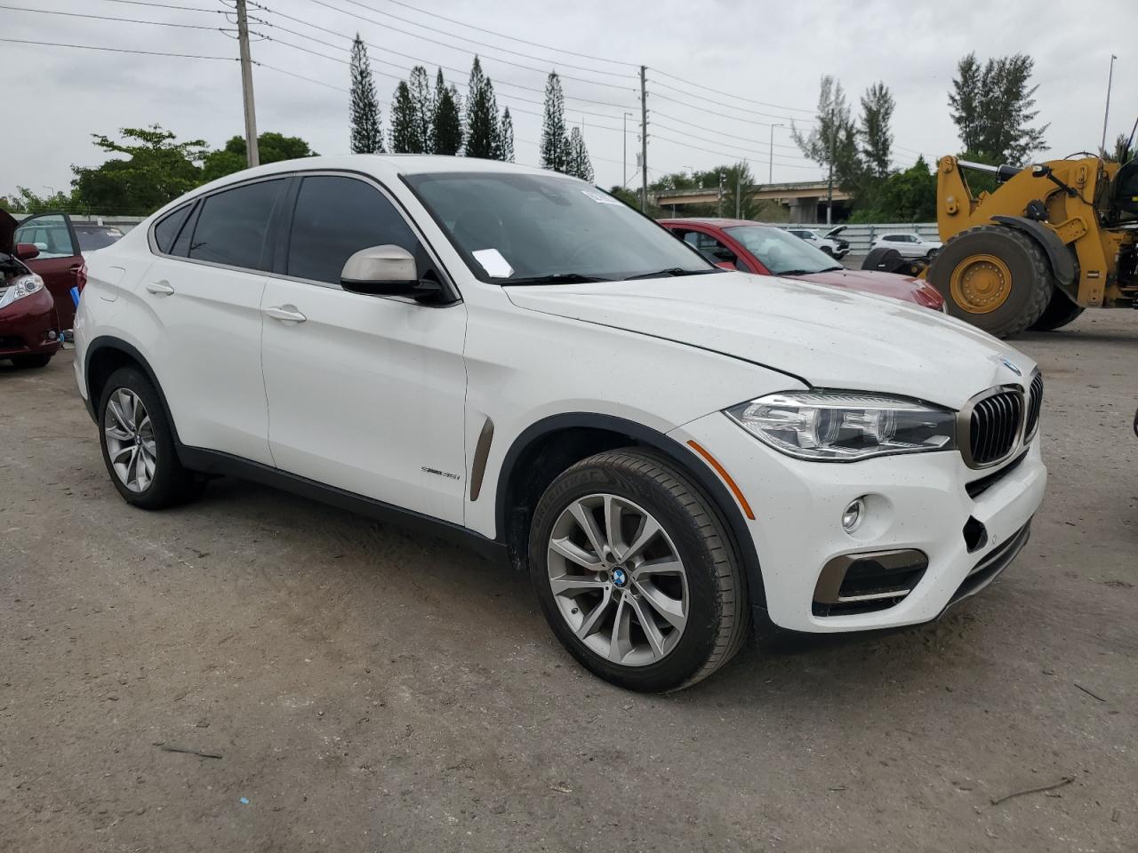 2018 BMW X6 VIN 5UXKU0C5XJ0G80500 Copart auction photo, mechanical / front end damage thumbnail 4