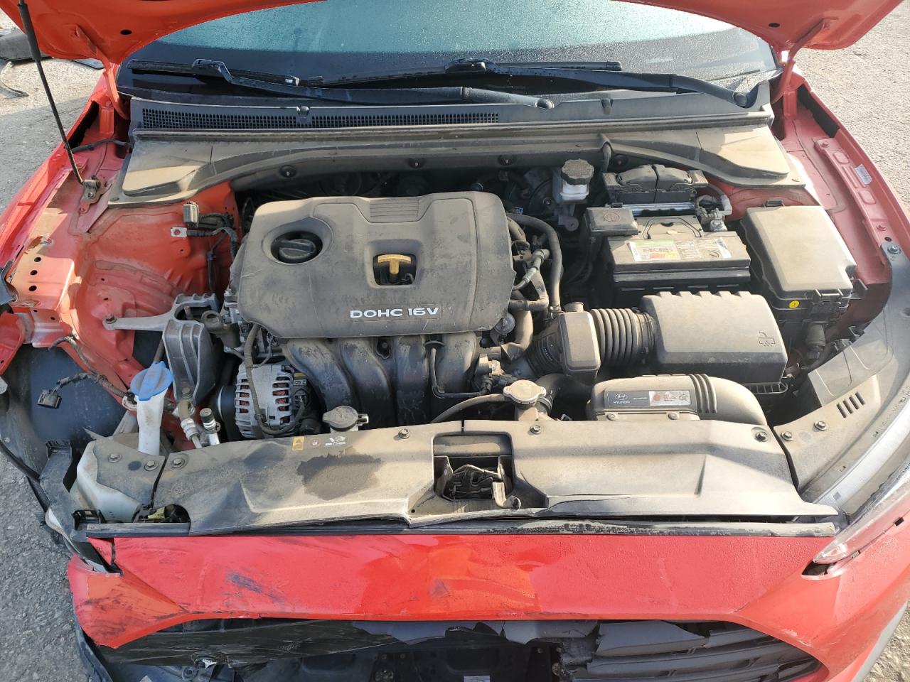 2020 Hyundai Veloster VIN KMHTG6AF0LU030431 Copart auction photo, front end damage thumbnail 12