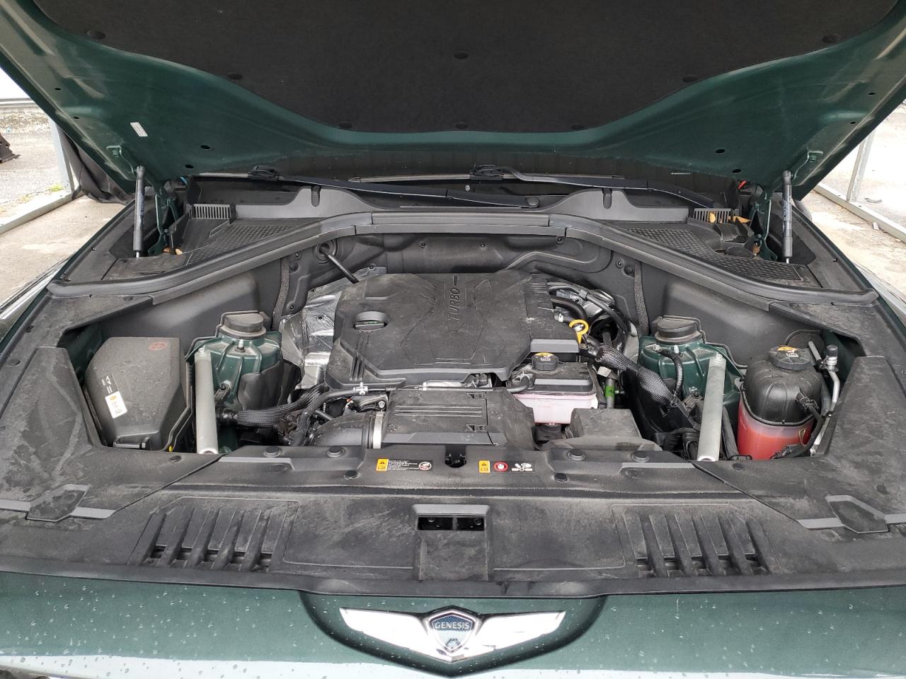 2023 Genesis Gv80 VIN KMUHBDSB1PU122319 Copart auction photo, rear end damage thumbnail 12