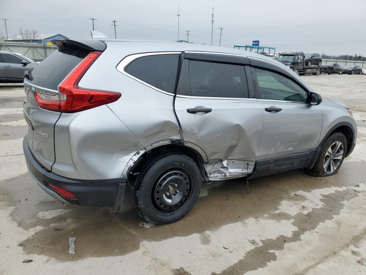 2018 Honda CR-V VIN 2HKRW6H39JH222290 Copart auction photo, side / rear end damage thumbnail 3