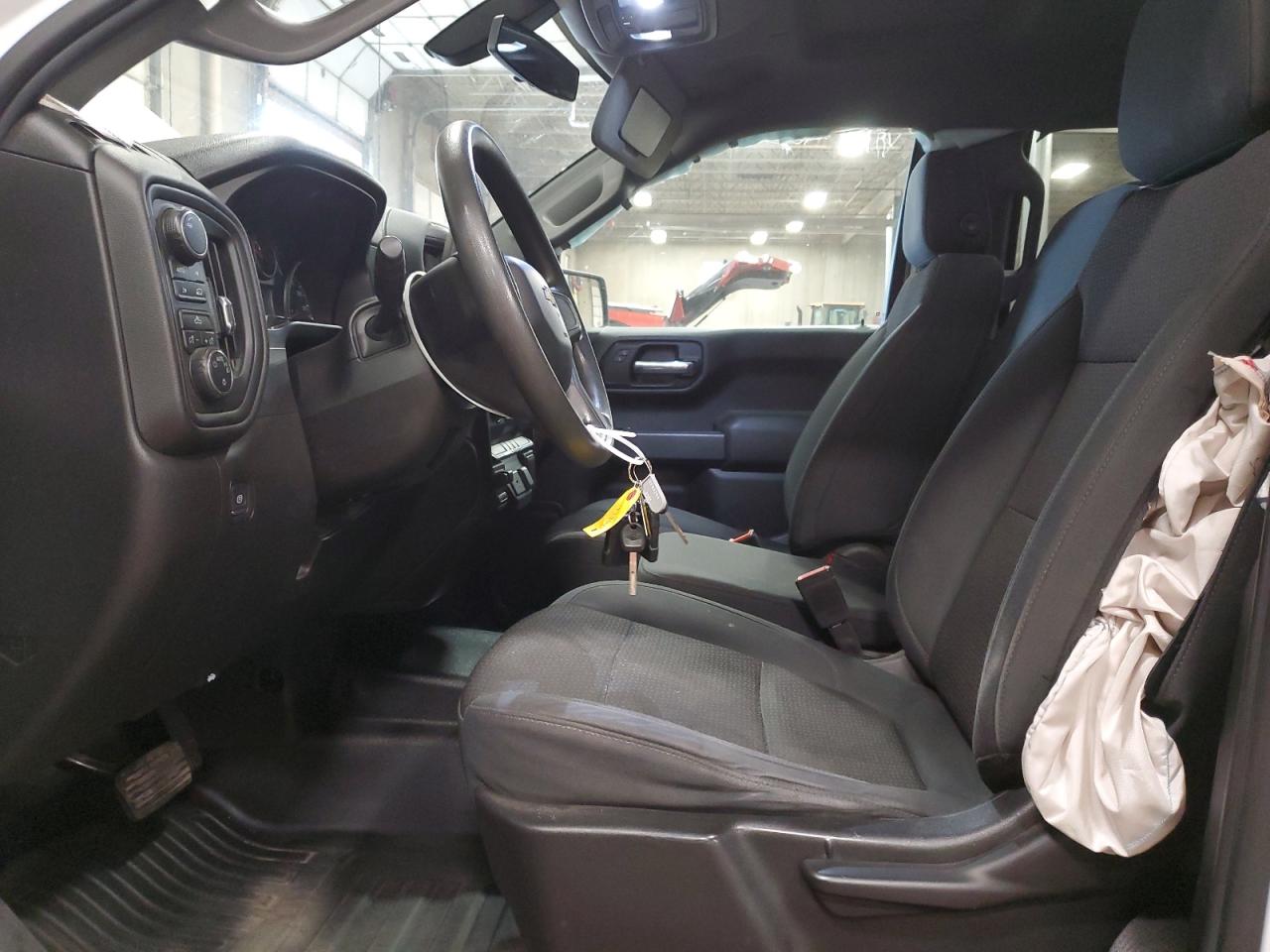2019 Chevrolet Silverado VIN 1GCRYAEF0KZ272713 Copart auction photo, front end / side damage thumbnail 7