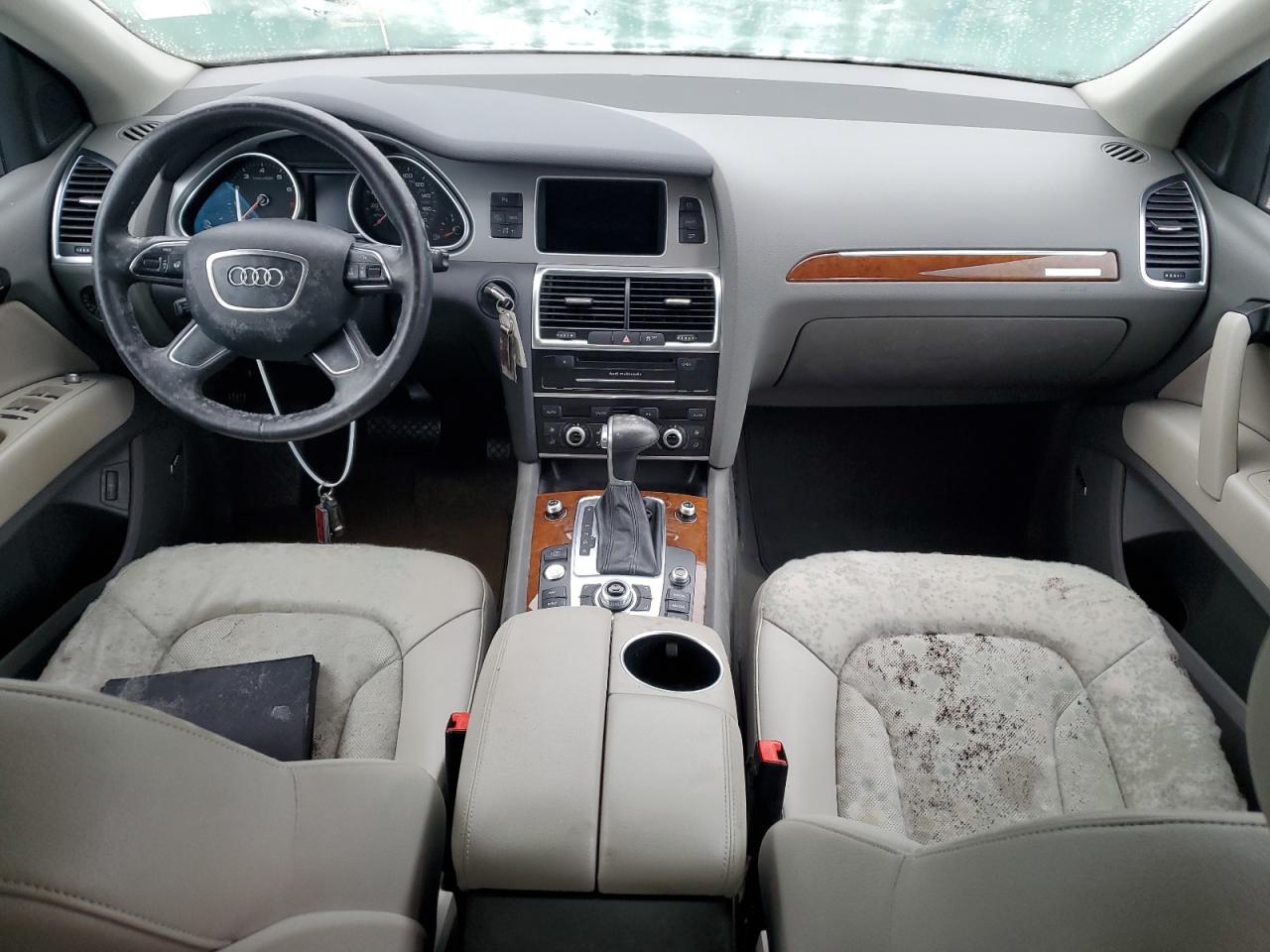 2013 Audi Q7 VIN WA1DGAFEXDD014017 Copart auction photo, water/flood damage thumbnail 8