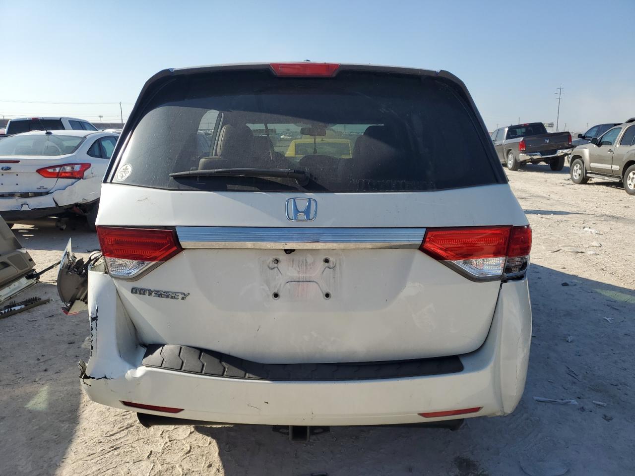 2016 Honda Odyssey VIN 5FNRL5H6XGB104141 Copart auction photo, all over / side damage thumbnail 6